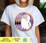 Hey Boo Png, Ghost Booty Png, Retro Halloween sublimation downloads, hand drawn, Cute ghost sublimation PNG, Printable design