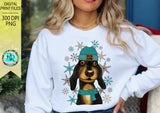 Freezin Season PNG, Dachshund Png, Freezing Png, Winter shirt designs, Christmas sublimation, digital download, printable design