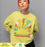 Be the Sunshine Png, Summer sublimation designs downloads, Retro Png designs, Printable designs