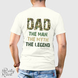 Dad The man The myth The legend png, Dad sublimation designs downloads, Father's Day, printable designs