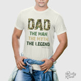 Dad The man The myth The legend png, Dad sublimation designs downloads, Father's Day, printable designs