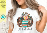 It's Fall Y'all png, Western fall sublimation designs downloads, Western pumpkin, Cowhide and serape pumpkin