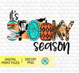 It's Spooky Season png, Halloween sublimation designs downloads, Western PNG, turquoise and cowhide, Printable design