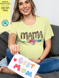 Mama Png sublimation designs, Floral Mama Png, Mother's Day, Printable designs