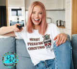 Merry Freaking Christmas PNG, Christmas sublimation designs downloads, funny Christmas png, Mom skull PNG, printable