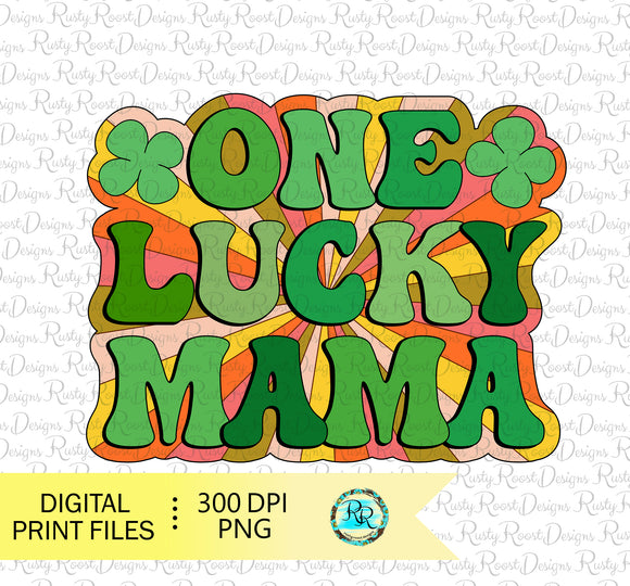 one lucky mama - Buy t-shirt designs