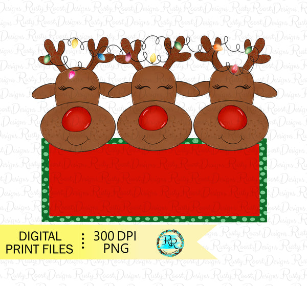 Magic Reindeer Dust Topper - 3 Designs - DIY - Great for Classroom Crafts,  Scouting Troops & More ==> Digital Download File png