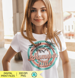 Summertime PNG, Summer sublimation designs downloads, Retro Summer Png, t-shirt designs